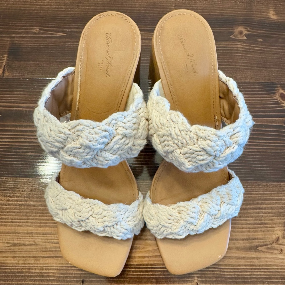 Universal Thread Macrame Braided Cream Women's Bl… - image 4